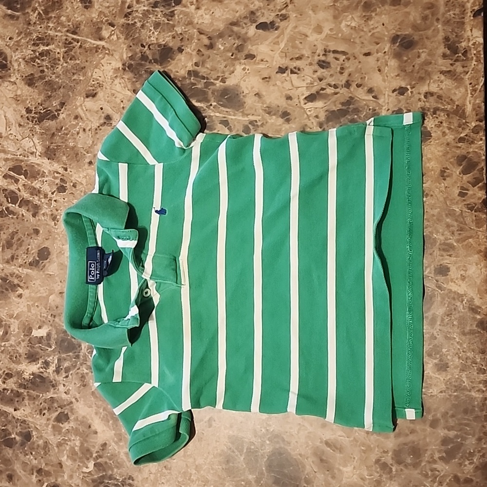 Ralph Lauren Polo Boys Size 4 Rugby Polo Short Sleeve Tee